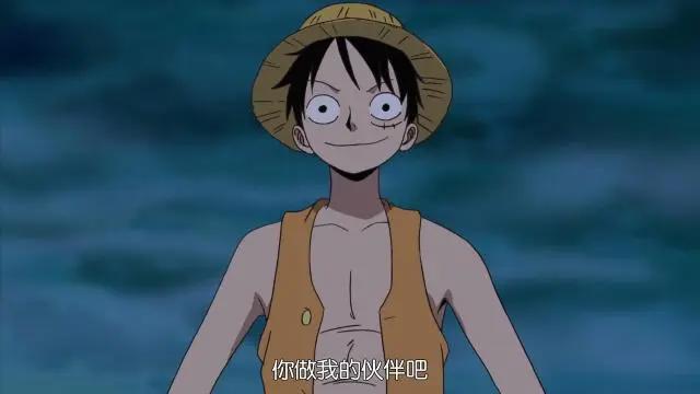 海贼王草帽一伙下船又上船的五个人，前三个都哭着回来，他最淡定