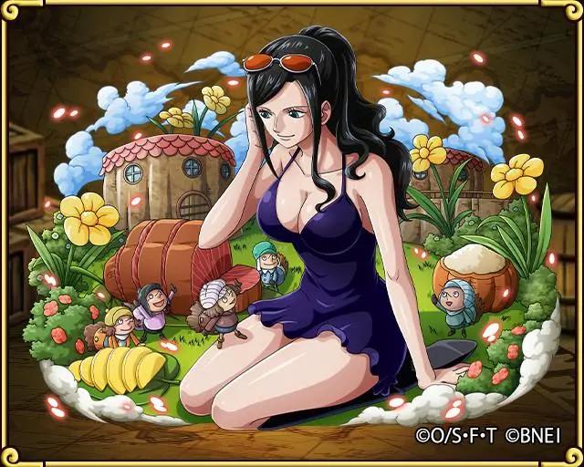 妮可·罗宾生日！官方壁纸和画师的美图对比，后者满满的欧美风