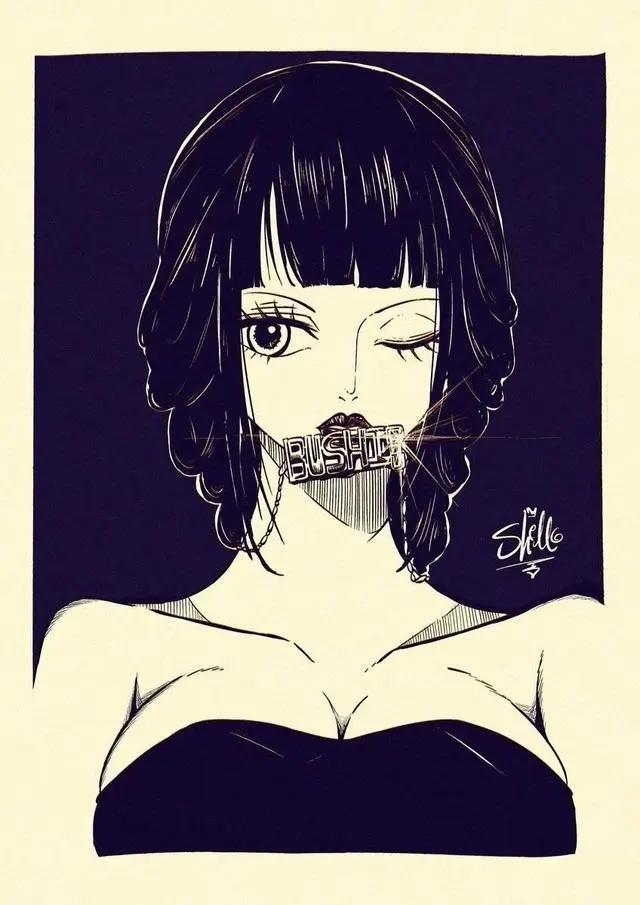 妮可·罗宾生日！官方壁纸和画师的美图对比，后者满满的欧美风