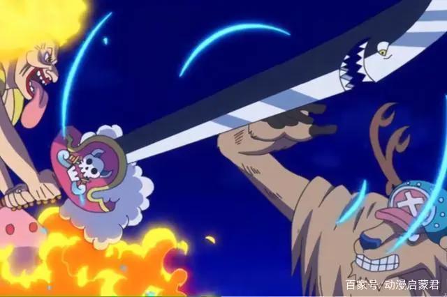海贼王1014话：乔巴大战疫灾queen，蓝波球惊艳四方