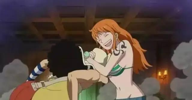 幸福无比！《海贼王》中娜美给伙伴的那些福利！