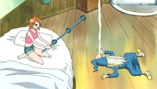 海贼王：娜美洗澡享受纯天然沐浴设备，还好这次山治不在