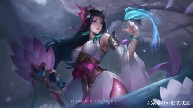 LOL：玉剑娜美同人作品，秒杀拳头官方原画