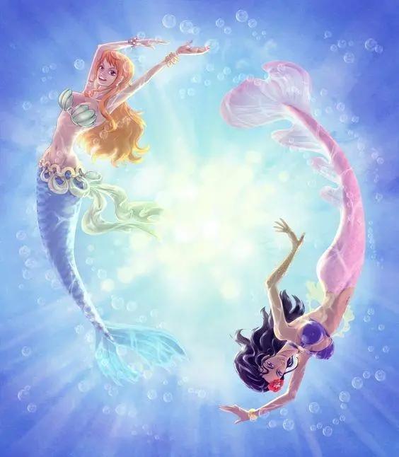 《海贼王》娜美和罗宾，姐妹同框即是福利