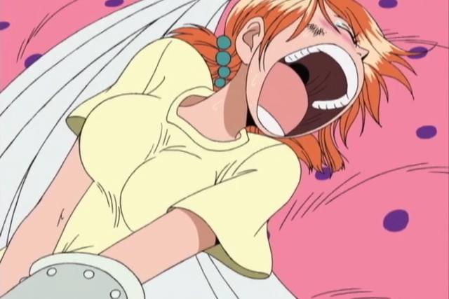 斜杠青年娜美，只占便宜不吃亏的航海天才，打架却屡屡被虐