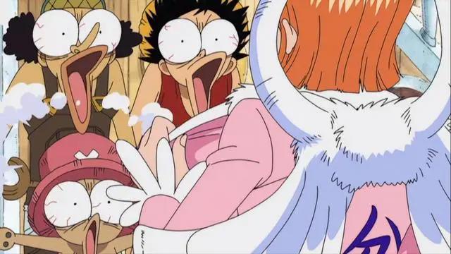 海贼王：娜美在和之国又一次走光，海米们却很郁闷，啥都没看到！