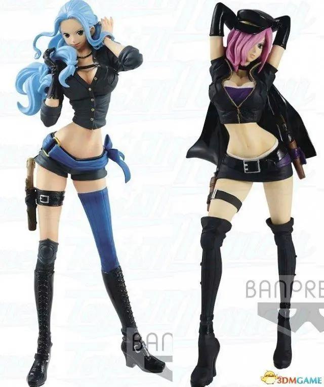 《海贼王》娜美新手办造型性感黑丝美腿魅惑撩人