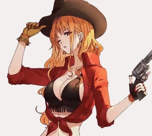 海贼王：娜美的美图有这么多版本，赏金猎人版本的颜值太夸张了