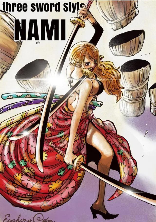 海贼王官方情报：“三刀流”娜美登场！身材火辣，是索隆的新老婆