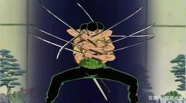 海贼王：索隆招式大全，智商全用在想招式上了