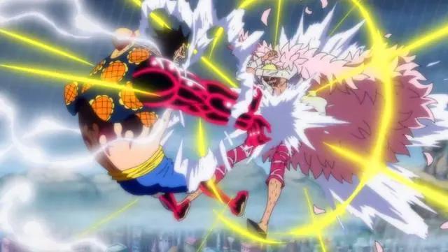 海贼王中路飞最帅气的6个时刻，图1差点就挂了！