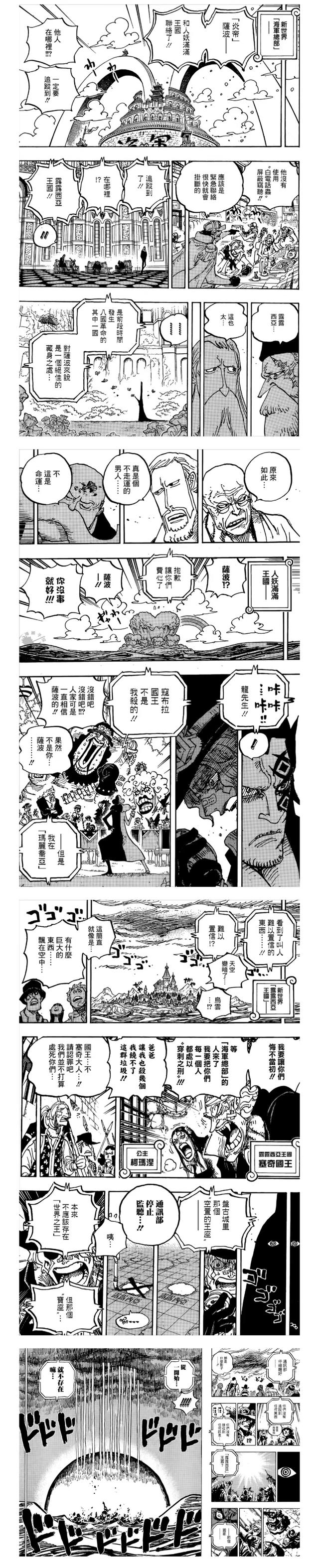 《海贼王》1060话清晰全图