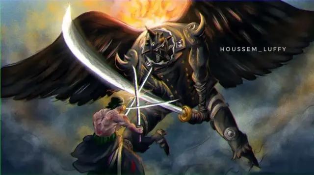 海贼王1032话，索隆不依靠“阎魔”击败烬，而是觉醒更强的霸气