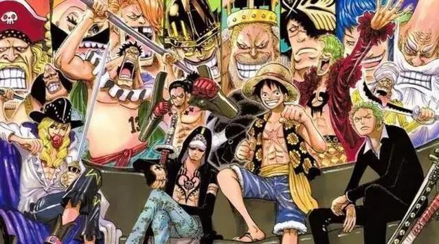 动漫《海贼王》路飞海贼团主力成员有十位,外围还有七个海贼团
