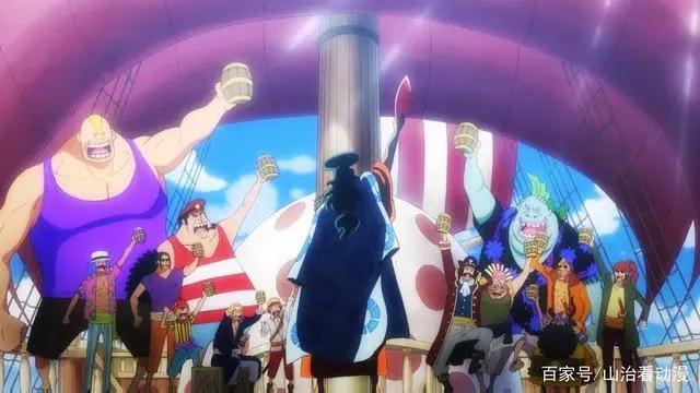 海贼王959集：罗杰海贼团全员登场，雷利年轻帅气，红发很可爱