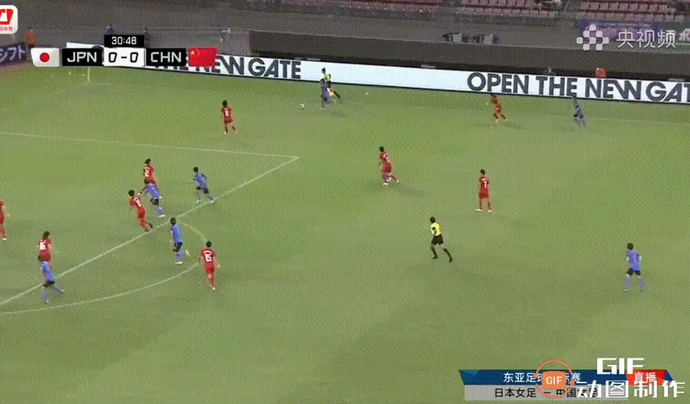 0-0！中国女足被日本女足“按在地上摩擦”，全场仅一脚射门！