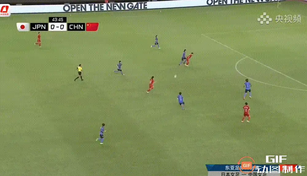 0-0！中国女足被日本女足“按在地上摩擦”，全场仅一脚射门！