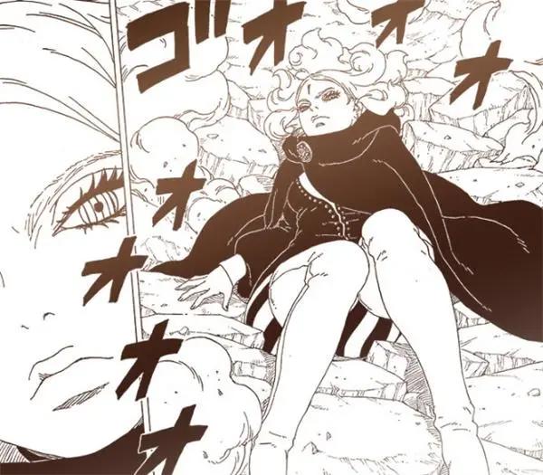 火影博人传新篇章：壳展现强大实力，打穿鸣人腹部，踩在脚下