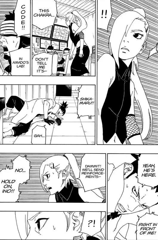 博人传漫画68话：考德进入木叶，迪鲁达成为守护木叶的同伴！