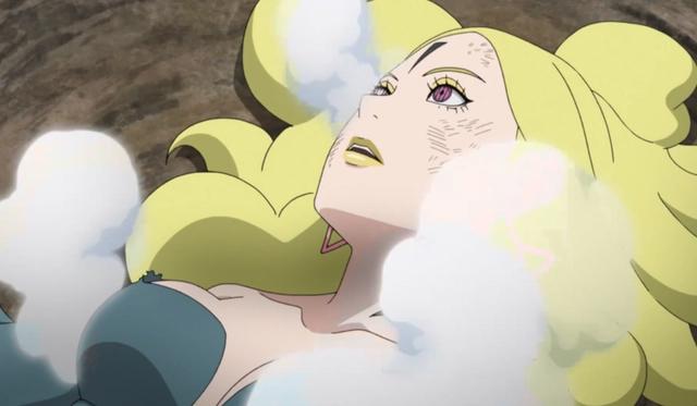 超大玉螺旋丸果然粗暴，迪鲁达被打得衣衫不整，鸣人不再温柔