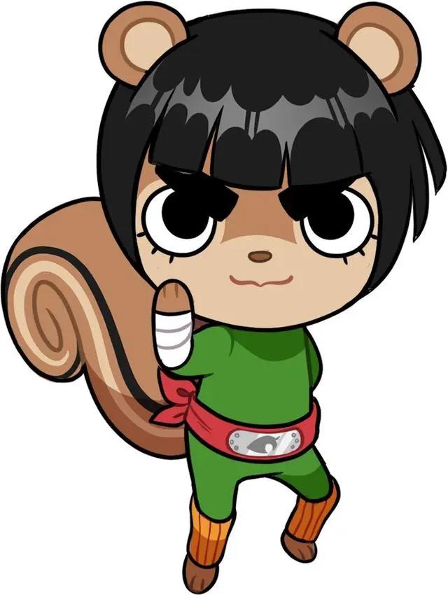 动物系《火影忍者》：鹿丸化身萌系小鹿，不过他的耳环更吸引人