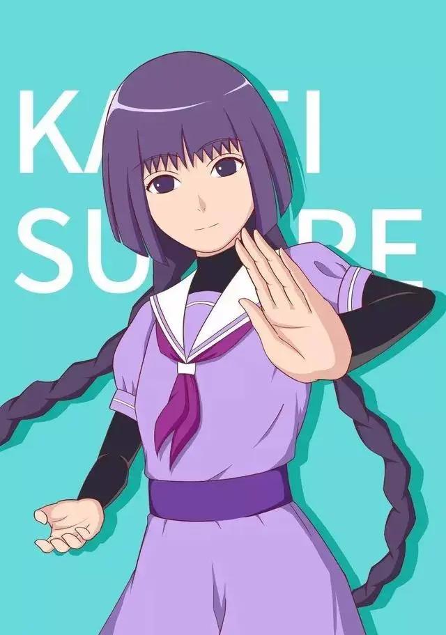 博人传有望当上下一任太子妃的筧堇，紫发班长从头到脚都那么可爱