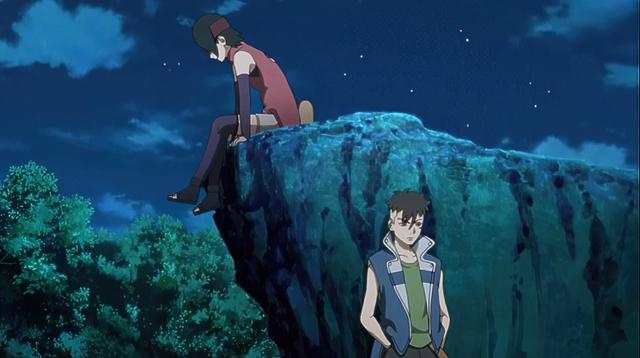 博人传228集：川木和博人吵架后，夜间外出与佐良娜谈心