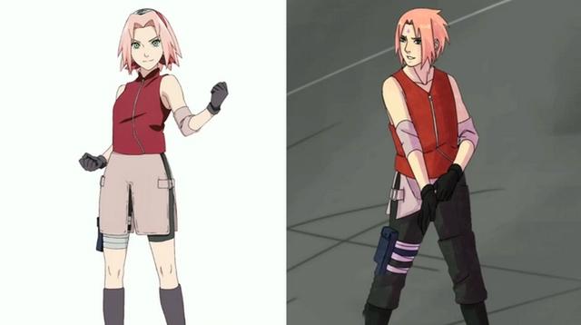 如果火影中的角色性别转换,小迪化身傲娇双马尾,手鞠像她儿子