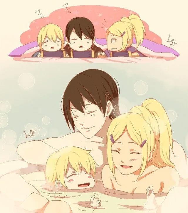 他才是火影博人传里的人生赢家，一家人幸福美满羡煞众人