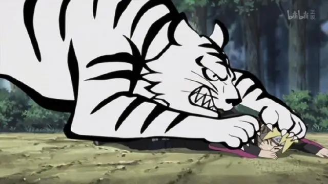 火影博人传，又一挖坟设定被网友吐槽，博人被老虎咬掉就会全剧终