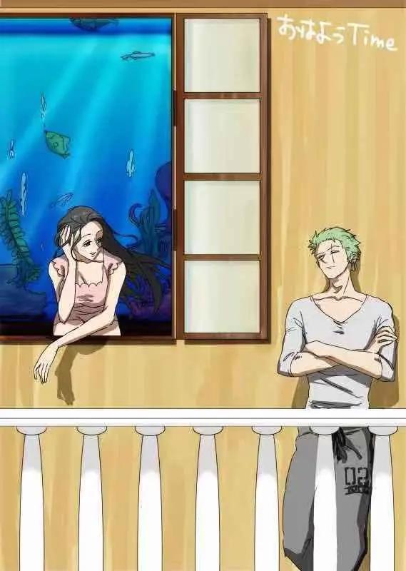 海贼王之罗宾索隆生活篇！二人世界太幸福，网友：乔巴真像儿子