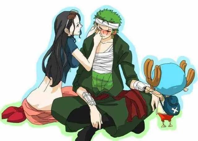 罗宾和索隆在一起，不也是幸福一家人吗？