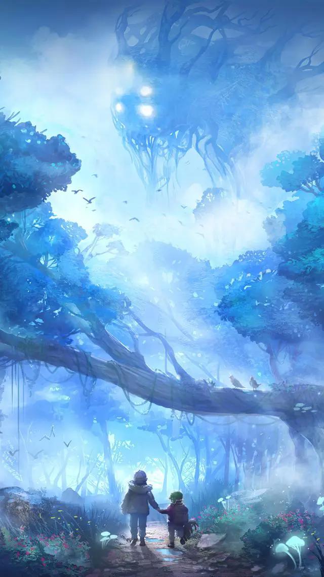 高清唯美纯色系动漫风景壁纸，暖心更暖你