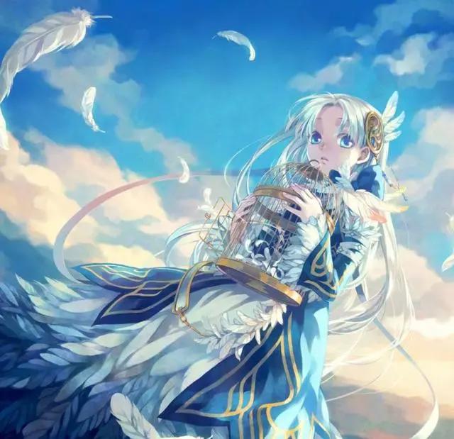 唯美动漫壁纸：蓝色系列，海天一色，梦幻奇景！