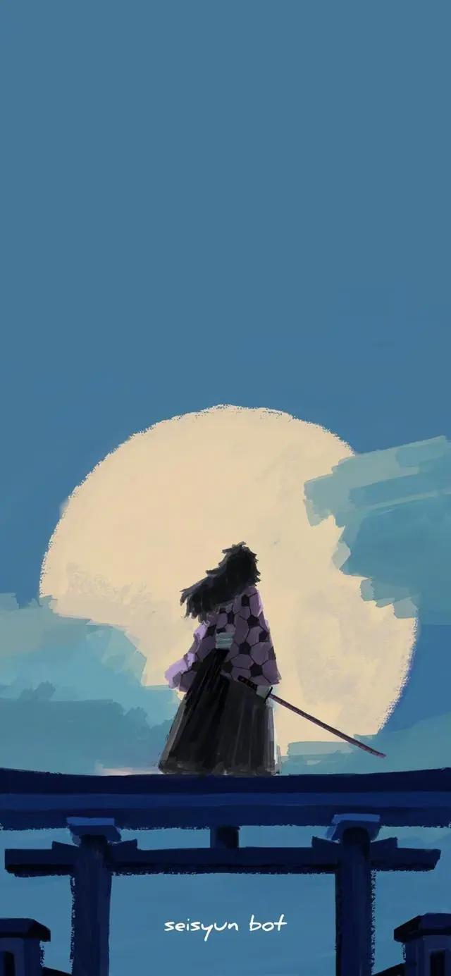 一组清新养眼的动漫风插画壁纸，高清全面屏