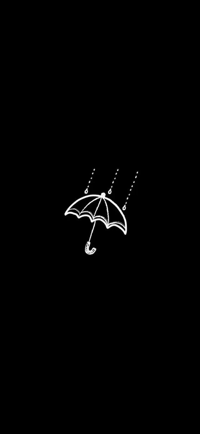 壁纸：黑色背景简约漫画壁纸！超级个性！