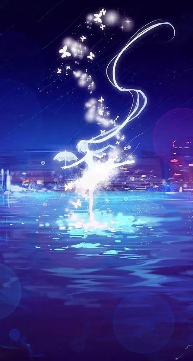 唯美壁纸卡通待机背景，时尚动漫锁屏画面，快快保存！