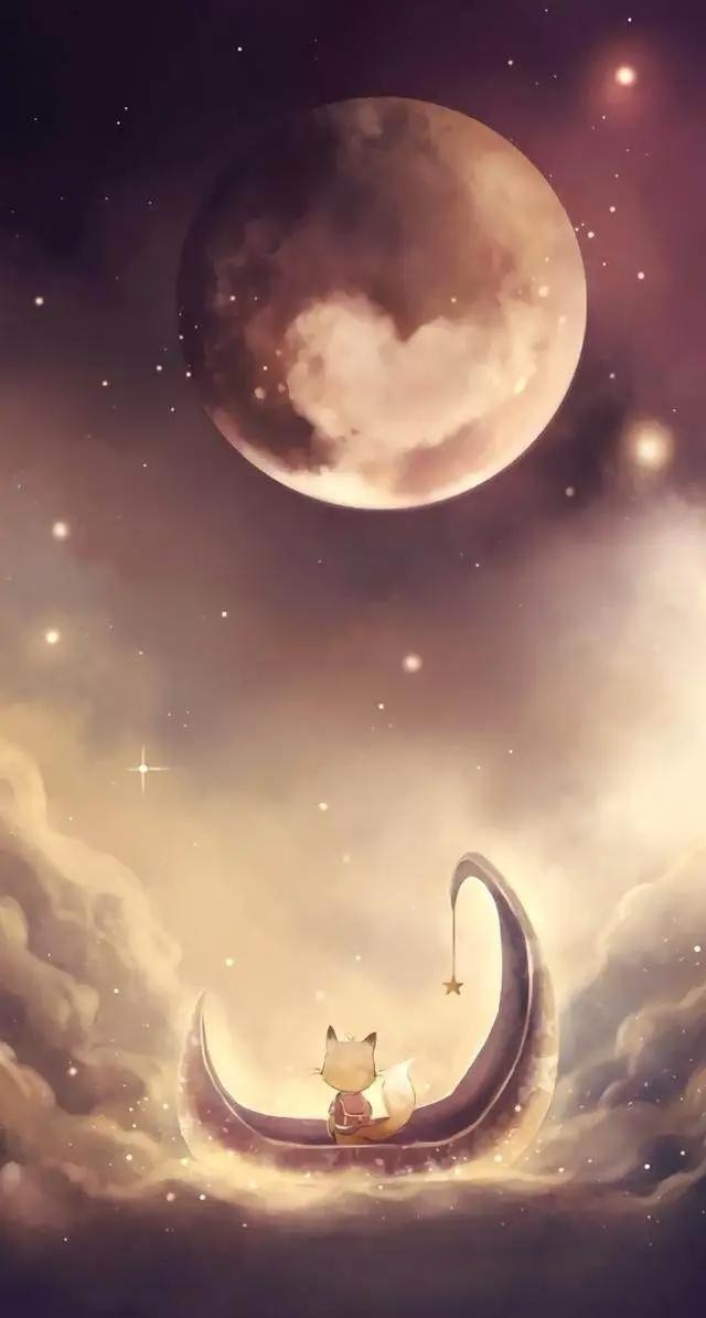 唯美壁纸卡通待机背景，时尚动漫锁屏画面，快快保存！