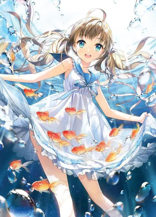「动漫少女图片」可爱、二次元、意境