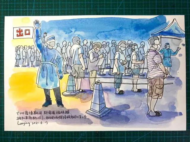 新鲜丨前方大量战“疫”壁纸来袭，广州漫画人集体“上点心”了~