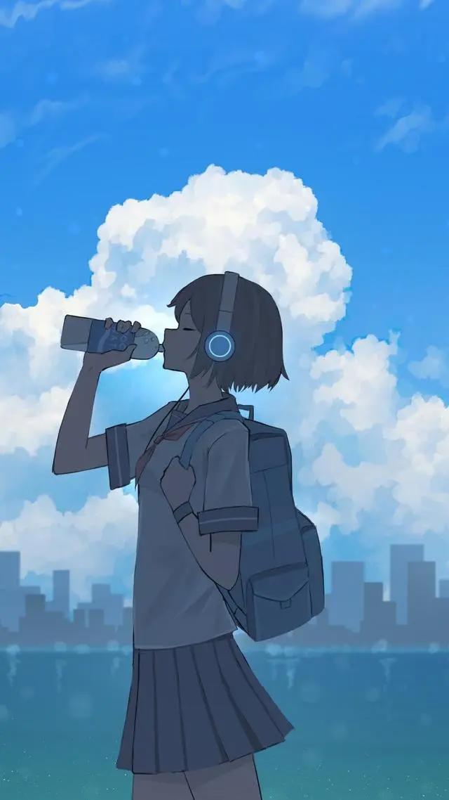 绝美高清动漫壁纸，来不及解释了，快换上