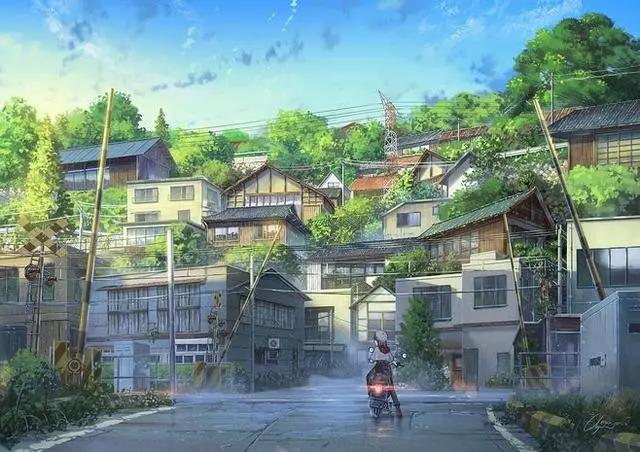 动漫风景壁纸，15张