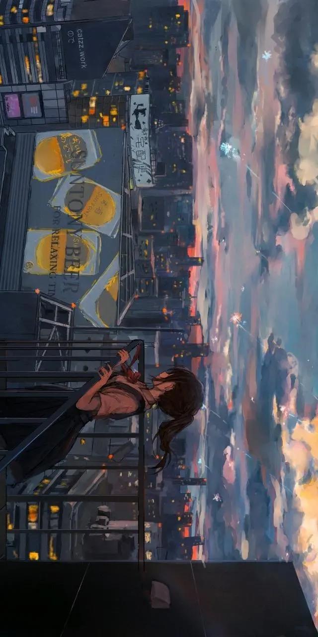 超唯美二次元动漫壁纸美图分享，全面屏壁纸