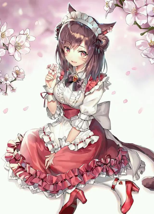 樱花系列高清动漫少女壁纸（下）
