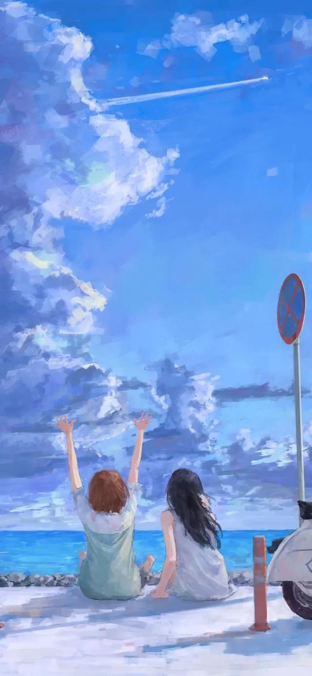动漫插画壁纸（竖屏壁纸）丨孤独是我的花园