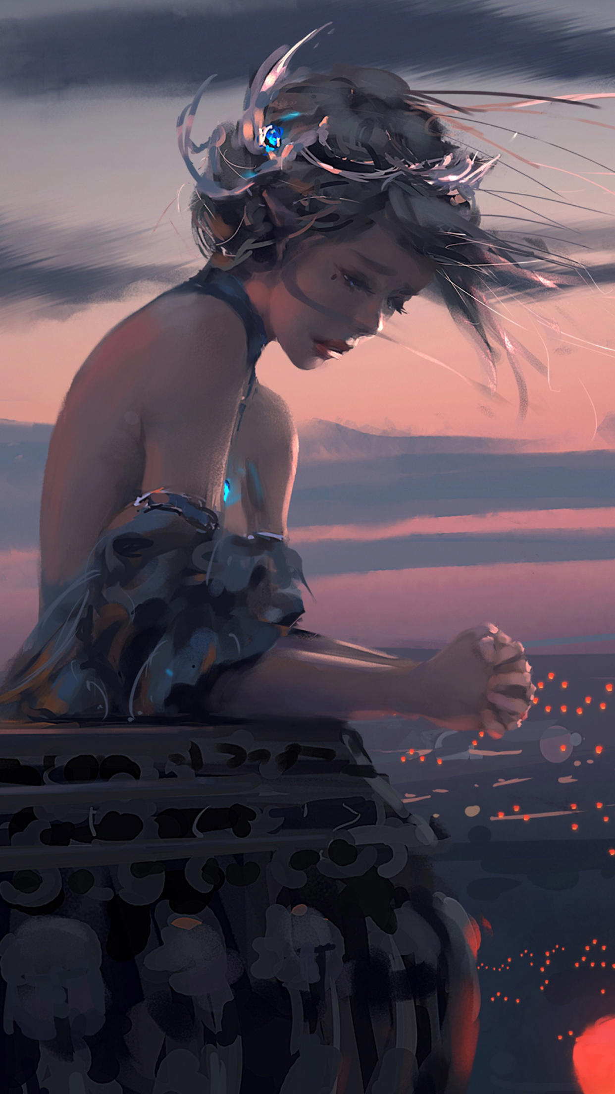 壁纸｜二次元黑暗系动漫少女壁纸高清