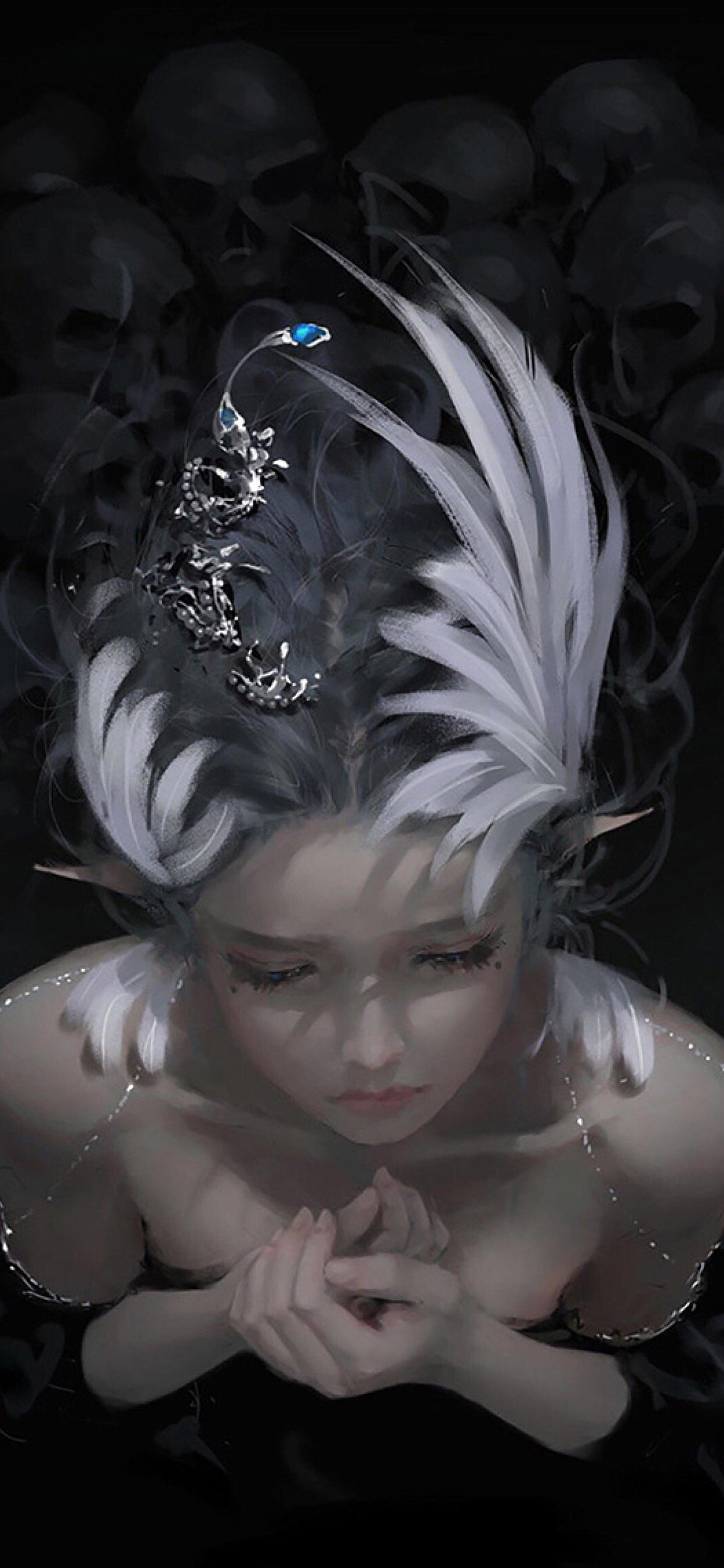 壁纸｜二次元黑暗系动漫少女壁纸高清