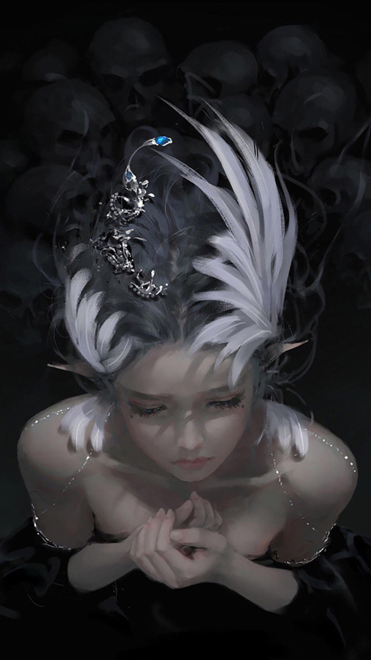 壁纸｜二次元黑暗系动漫少女壁纸高清