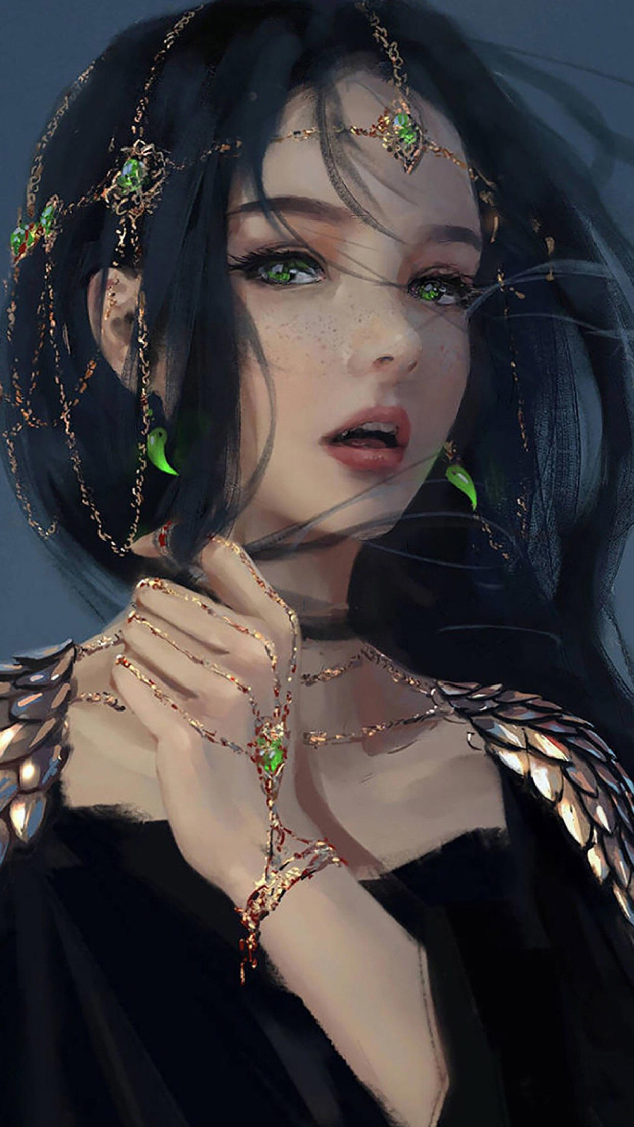 壁纸｜二次元黑暗系动漫少女壁纸高清