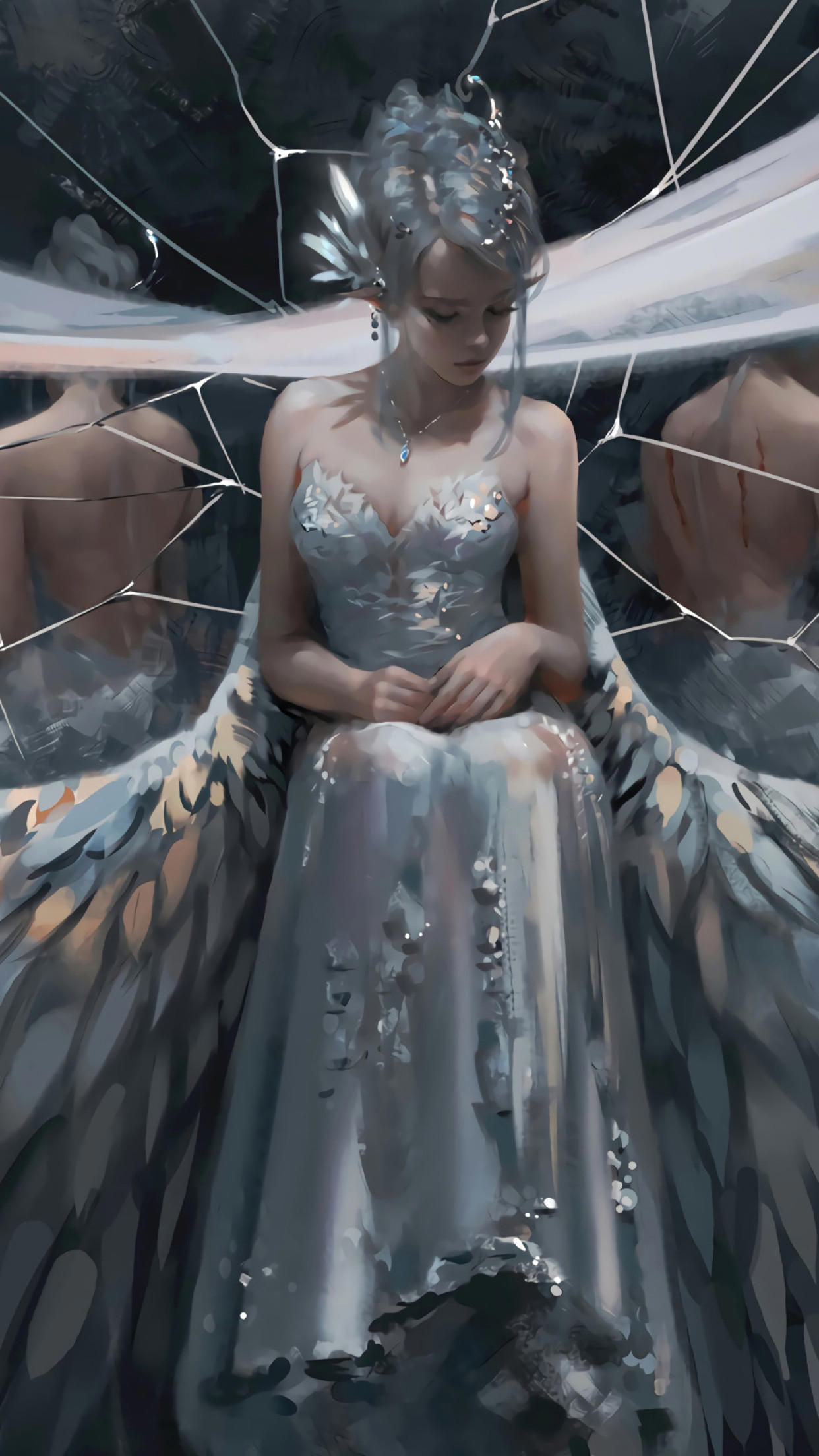 壁纸｜二次元黑暗系动漫少女壁纸高清